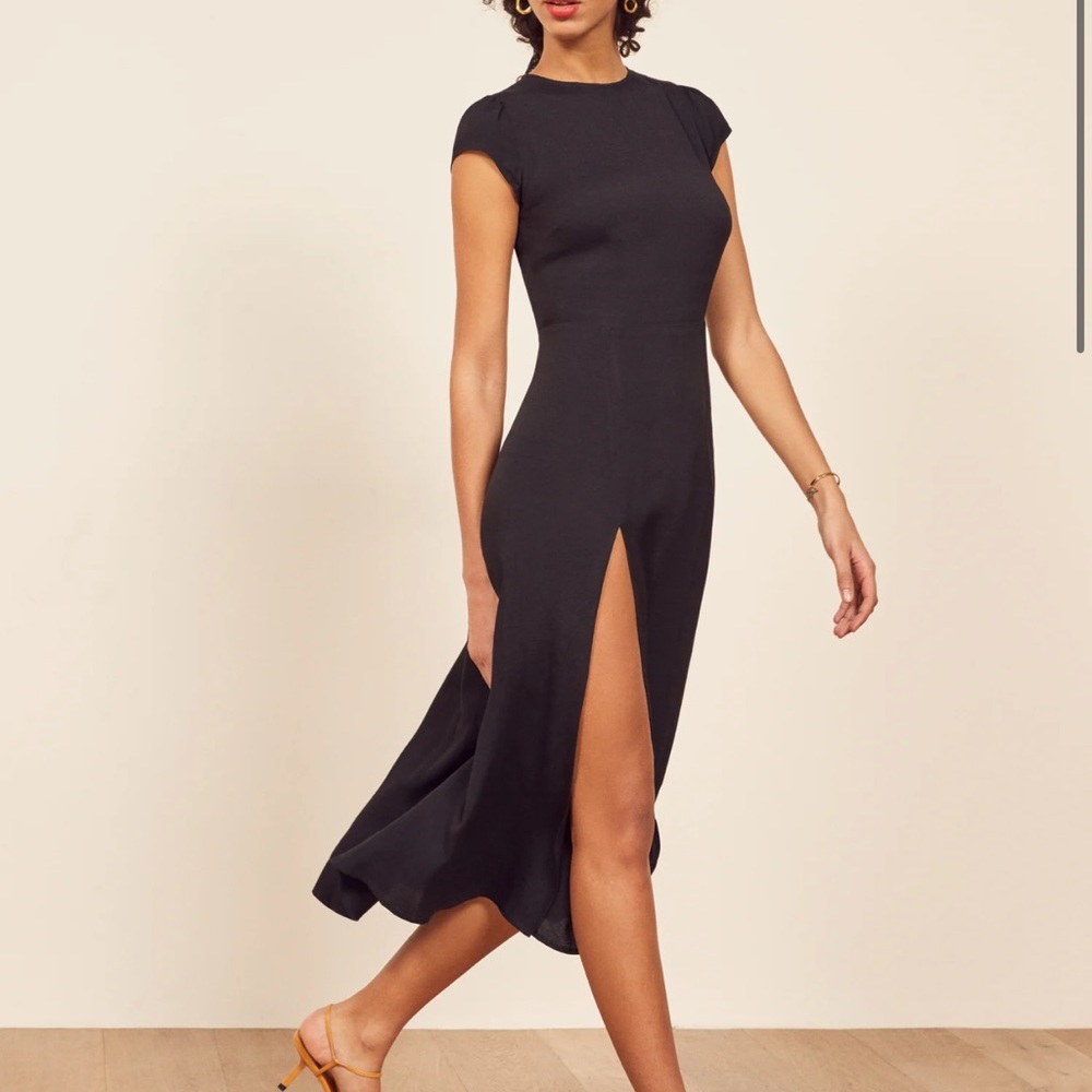 Reformation Gavin Dress in black